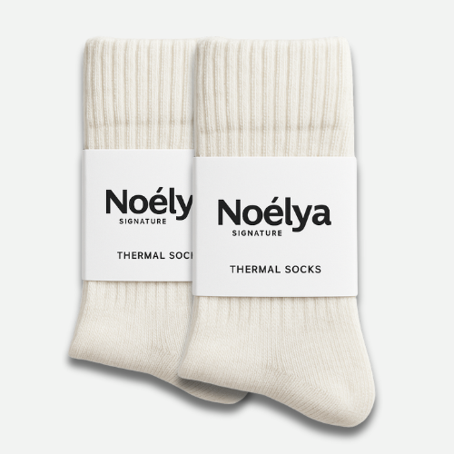 x2 Paires Chausettes Confort Anti-Froid